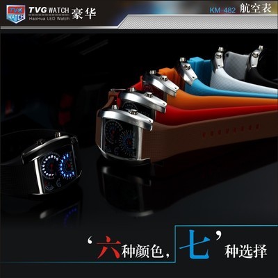 工廠批發塑料LED運動手表 優質價格，觸屏新體驗